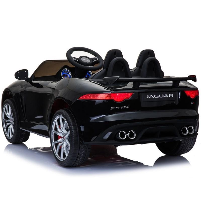 Электромобиль Jaguar F-tyre черного цвета  
